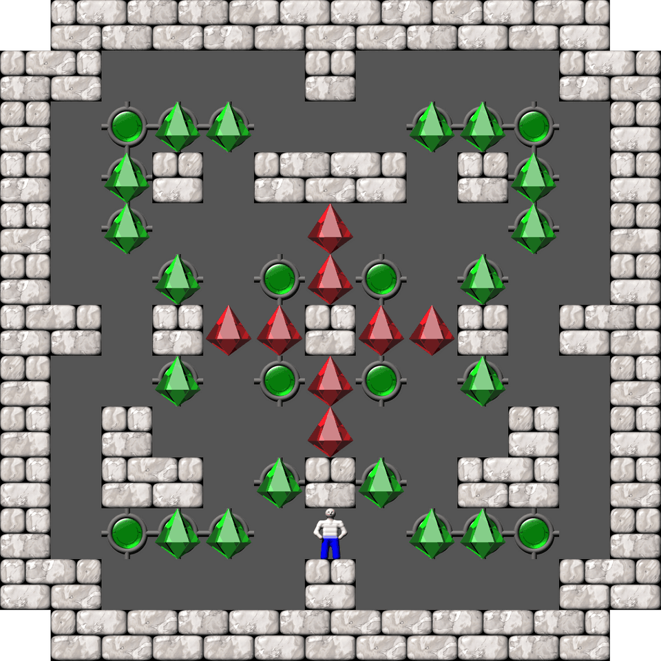 Sokoban Sharpen Collection level 24